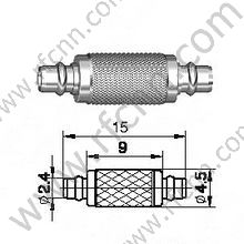 Crimpo masculino MMCX para RG174 RF Conector