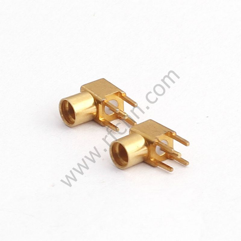 Conector de rf de ángulo derecho femenino MMCX