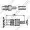 Hombre SMC para el conector RG174 RF