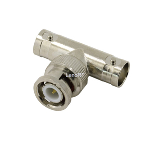 BNC Plug to Jack T Type Adaptador RF